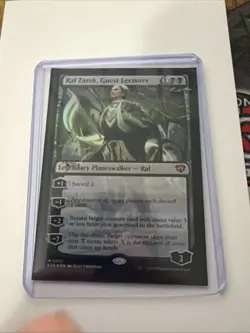 1x Ral Zarek Guest Lecturer Foil NM Mythic - MTG SOS Strixhaven x1 - Image 1