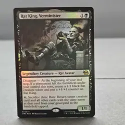 MTG Magic the Gathering Rat King Verminister Teenage Mutant Ninja Turtles Foil - Image 2