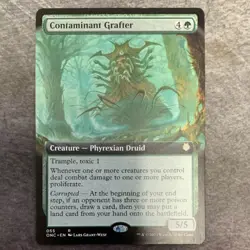 Wizards of the Coast Contaminant Grafter Rare Creature ONC Green Trample Toxic - Image 1