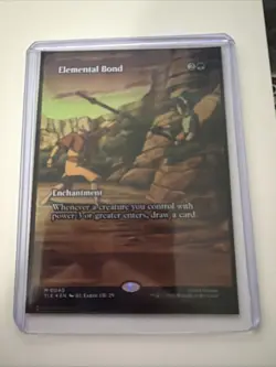 MTG - Elemental Bond - FOIL Borderless Mythic #40 - Avatar: TLA (TLE) NM - Image 1