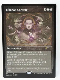 Liliana's Contract (Foil Etched) #161 *Foil* (NM) - Secret Lair Drop Series MTG - Image 1