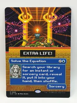 Solve the Equation 0886 Rainbow Extra Life Secret Lair MTG Near Mint - Image 1