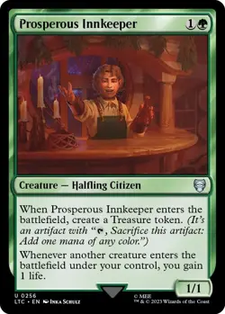 NM Prosperous Innkeeper, MTG, Lord of the Rings, Magic the Gathering, 256 - Image 1