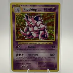 Nidoking 45/108 Evolutions Holo Rare 150 HP English Pokemon TCG - Image 1