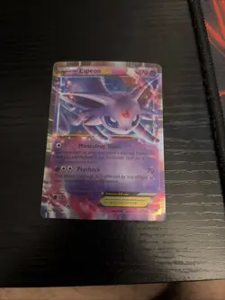 Pokemon TCG Espeon EX Ultra Rare Holo Card 52/122 Breakpoint 170HP English - Image 1