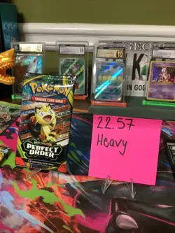 Heavy 22.57g Pokemon TCG Perfect Order Booster Pack Factory Sealed - Image 2