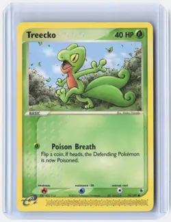 Treecko 75/109 Common Ruby & Sapphire Pokemon Near Mint - Image 1