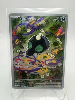 Pokemon TCG Shroodle 149/132 Mega Evolution Illustration Rare Full Art - Image 1