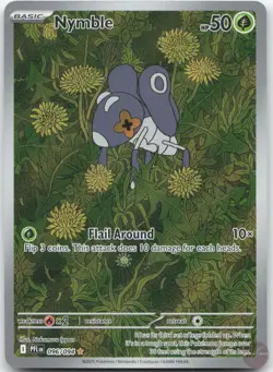 Nymble 096/094 Illustration Rare Phantasmal Flames Pokemon Near Mint - Image 1