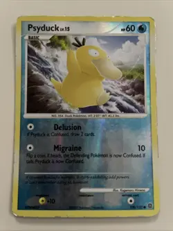 Pokemon TCG Psyduck 100/132 Secret Wonders Reverse Holo HP - Image 1
