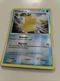 Pokemon TCG Psyduck 100/132 Secret Wonders Reverse Holo HP - Image 2