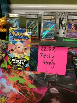 Really Heavy 22.62g Pokemon TCG Perfect Order Booster Pack Factory Sealed - Image 2
