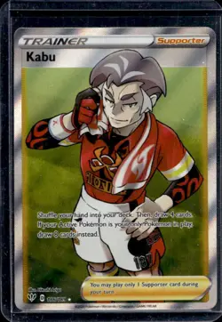 2020 Pokemon SWSH Darkness Ablaze Kabu #186/189 - Image 1