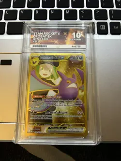 Pokemon - Team Rockets Crobat EX 242/182 - Destined Rivals Hyper Rare - ACE 10 - Image 1