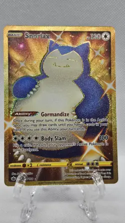 Snorlax 224/198 Secret Rare Chilling Reign Pokemon Card **CLEAN** - Image 1