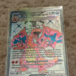 Pokemon TCG Charizard ex 215/197 OBF EN Full Art Holo English 330 HP - Image 1