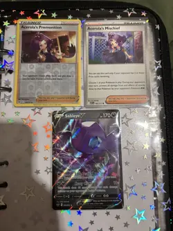 Pokemon Acerola & Sableye Card Lot Acerola's Premonition Mischief Sableye V - Image 1