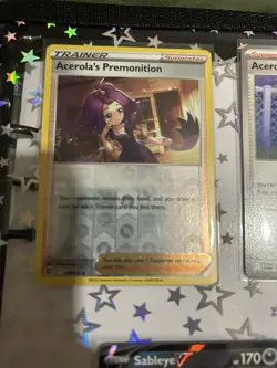 Pokemon Acerola & Sableye Card Lot Acerola's Premonition Mischief Sableye V - Image 4