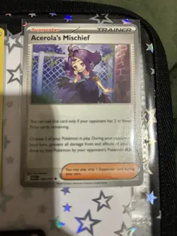 Pokemon Acerola & Sableye Card Lot Acerola's Premonition Mischief Sableye V - Image 5