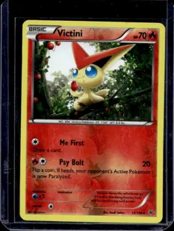 2015 Pokemon XY Roaring Skies Victini Reverse Holo #13/108 - Image 1