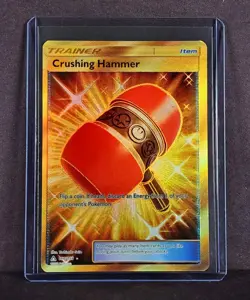 NM - Pokemon TCG Crushing Hammer 166/156 Secret Rare Ultra Prism Sun Moon - Image 1