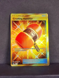 NM - Pokemon TCG Crushing Hammer 166/156 Secret Rare Ultra Prism Sun Moon - Image 2