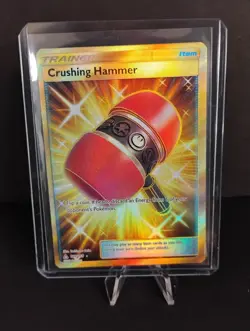 Pokemon Crushing Hammer 166/156 Ultra Prism Secret Rare Sun & Moon - Image 3
