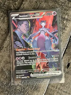 Pokemon TCG Team Rockets Mewtwo EX Special Illustration Destined Rivals - Image 2