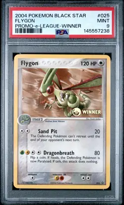 2004 POKEMON BLACK STAR PROMO E-LEAGUE-WINNER #025 FLYGON PSA 9 - Image 1