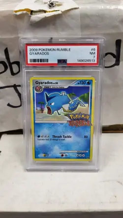 2009 GYARADOS POKEMON RUMBLE POKEMON TCG PSA 7 NEAR MINT NM #6/16 - Image 2