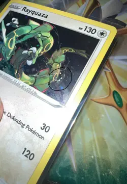 Pokemon TCG Rayquaza - SWSH029 Sword & Shield Black Star Promo NM W/Swirl - Image 3