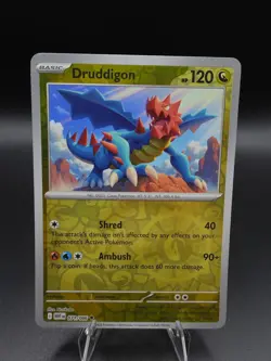 Druddigon 071/086 Uncommon White Flare Pokemon Reverse Holo Near Mint - Image 1