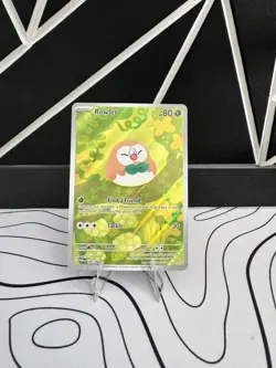 Pokemon TCG Perfect Order Rowlet 090/088 Illustration Rare Full Art Rare - Image 1