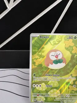 Pokemon TCG Perfect Order Rowlet 090/088 Illustration Rare Full Art Rare - Image 2