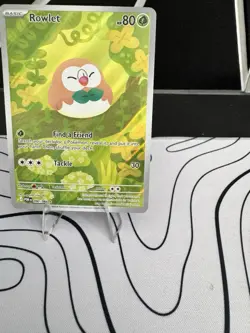 Pokemon TCG Perfect Order Rowlet 090/088 Illustration Rare Full Art Rare - Image 4
