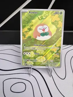 Pokemon TCG Perfect Order Rowlet 090/088 Illustration Rare Full Art Rare - Image 5