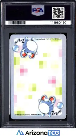 Pokemon 2000 Teddiursa 216 Silver Playing Card Japanese GEM MINT PSA 10 - Image 2
