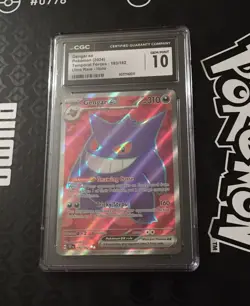 Gengar ex Graded CGC 10 Pokemon Card 193/162 Eng Temperal Forces Rare Slabbed - Image 1