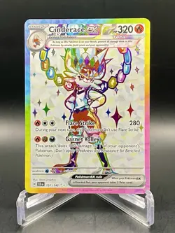 Cinderace ex 157/142 Stellar Crown Ultra Rare Full Art Holo Pokemon TCG NM/M - Image 1