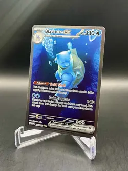 Blastoise ex 200/165 SV: 151 Special Illustration Rare Full Art Pokemon TCG NM/M - Image 2