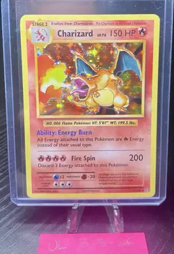 Pokemon TCG XY Evolutions Charizard Holo Rare Card 11/108 - Image 1