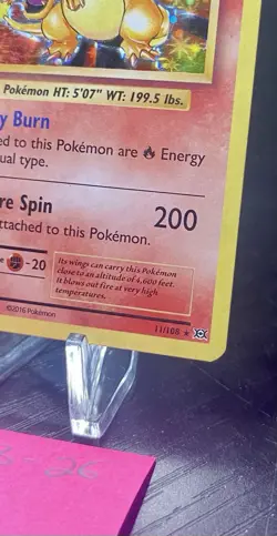 Pokemon TCG XY Evolutions Charizard Holo Rare Card 11/108 - Image 4