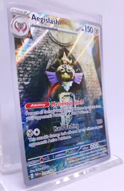 Pokemon Aegislash Paradox Rift 210/182 Holo Illustration Rare - Image 2