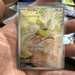 Yamper 099/094 Me02: Phantasmal Flames Holo Pokemon TCG Illustration Rare - Image 1