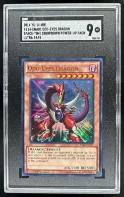 2014 Yu-Gi-Oh Power-Up Pack YS14 Odd-Eyes Dragon #YS14-ENA01 SGC 9 - Image 1