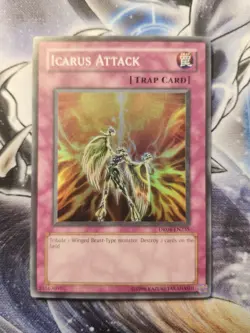 Yugioh Icarus Attack DR04-EN235 Dark Revelation Volume 4 Unlimite NM Near Mint - Image 1