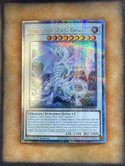 Yugioh Blue-Eyes Spirit Dragon RA02-EN030 Quarter Century Rare 1st Ed NM - Image 1