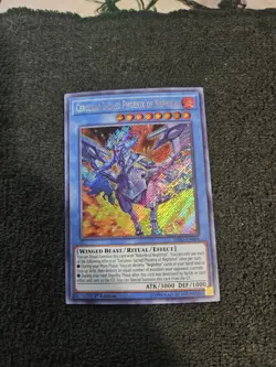 1X NM Cerulean Sacred Phoenix of Nephthys - HISU-EN006 - Secret Rare 1st yugioh - Image 1