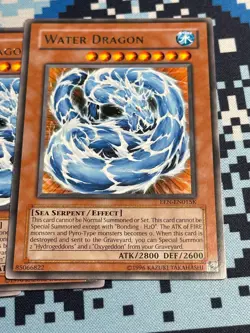 YUGIOH! Konami Replacement Redemption Water Dragon EEN-EN015K LP - Image 1