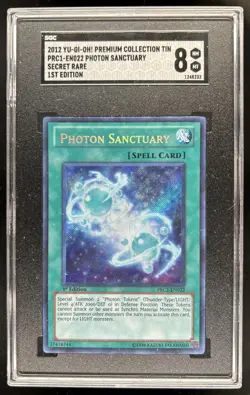2012 Yu-Gi-Oh Premium Tin English 1st Photon Sanctuary #PRC1-EN022 SGC 8 - Image 1